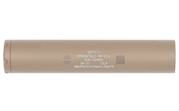 Picture of GEMTECH GM-22 SUPPRESSOR 22LR FDE 14624