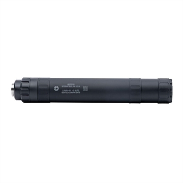 Picture of Gemtech LUNAR 45 Direct Thread Aluminum/Titanium Pistol Suppressor 45 ACP includes LID Black USED 12126U