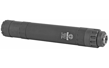Picture of Gemtech Gemtech, Lunar, Pistol Suppressor, 45 ACP Modular, Long Configuration: 8.5" , Weighs 11.3oz., Short Configuration: 6.9", Weights 10.1oz, Diameter 1.375", Titanium, Black Finish 12126