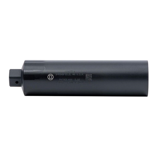 Picture of Gemtech Patrolman Suppressor 5.56 Titanium Thread Mount 1/2-28 Black USED 12109U