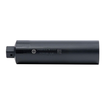 Picture of Gemtech Patrolman Suppressor 5.56 Titanium Thread Mount 1/2-28 Black USED 12109U