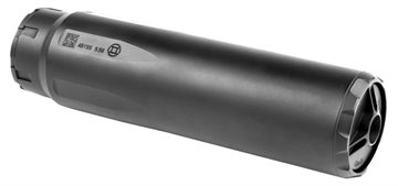 Picture of Gemtech Abyss, Rifle Suppressor, 556NATO, Weight 16oz, Length 6.2", Diameter 1.64", Threads 1/2X28, Stainless Steel and Titanium, High-Temp Cerakote Finish, Black 14372