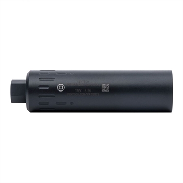 Picture of Gemtech TREK, Rifle Suppressor, 5.56MM, Weight 17.3oz, Threads 1/2x28, Diameter 1.5", Length 5.7" , Stainless Steel & Inconel, Black Finish 12110
