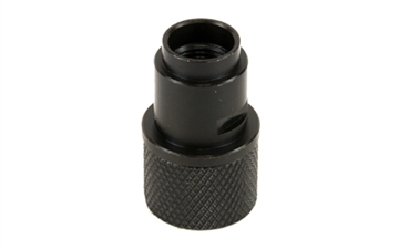 Picture of Gemtech Thread Adapter For Walther P22, 1/2X28, Thread Protector Included, Black Finish 12206 609728888855