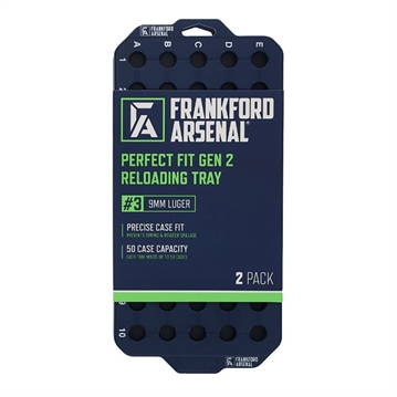 Picture of Frankford Arsenal #3 PERFECT FIT GEN 2 RELOADING TRAY 2PK 9MM LUGER 50 ROUND 1183637