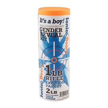 Picture of Sonic Boom Sonic Boom Exploding Target Gender Reveal Kit Boy 1 lb. Blue SBTGRBOY