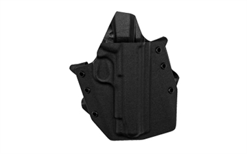 Picture of GunfightersINC Ronin, Outside Waistband Holster, Fits 1911 4.25" Commander Models (No Rail), Kydex Construction, Black, Right Hand RO-1911CNR-0101121