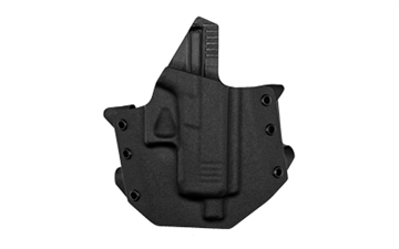 Picture of GunfightersINC Ronin, Outside Waistband Holster, Fits Glock 43X MOS, Kydex Construction, Black, Right Hand RO-G43XMOS-0101111