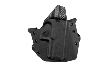 Picture of GunfightersINC Outside Waistband Holster, Fits Sig P320 Compact, Kydex Construction, Black, Right Hand RO-P320C-0101111