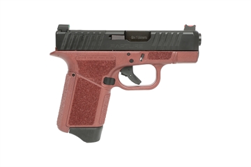Picture of Gforce Arms Rapture Sub-Compact Frame 9mm Luger 12+1 3.25" Black Steel Barrel, Black Optic Cut/Serrated Steel Slide, Red Cerakote Polymer Frame GF932512CB