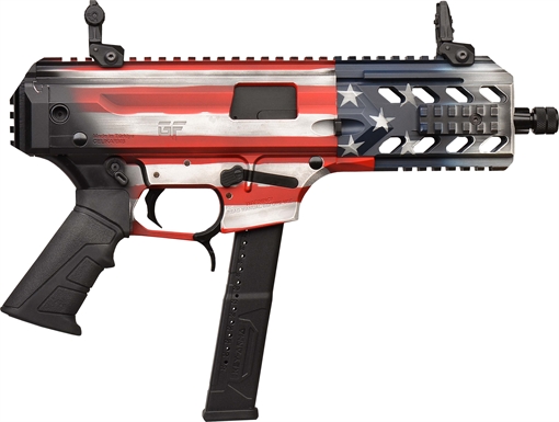 Picture of G-Force Arms G-Force Arms Blade 6 Pistol 9mm 6 in. USA Flag w/Sights 33 rd. BLADE6-USA BLADE6USA