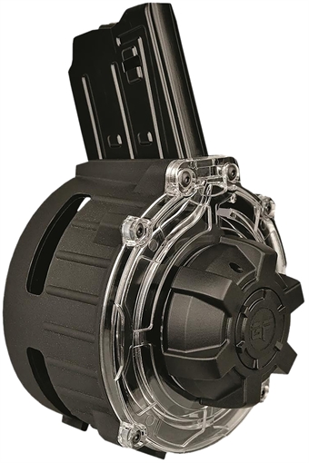 Picture of Gforce Arms Drum Magazine 20rd Drum Fits Akdal MKA 1919 Black Steel/Polymer GFDRUM2012
