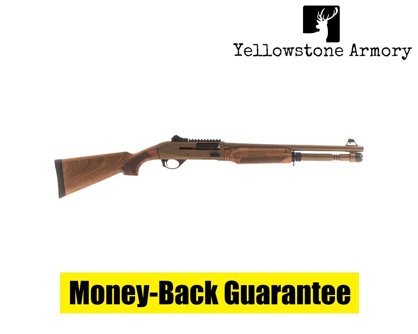 GFORCE ARMS GATLANDER 12GA 18.5 WALNUT/BRONZE 5RD GFSAS12BW-img-0