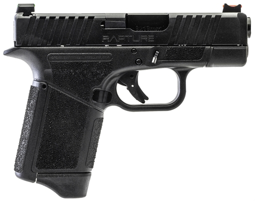 Picture of Gforce Arms Rapture Sub-Compact Frame 9mm Luger 12+1 3.25" Black Steel Barrel, Black Optic Cut/Serrated Steel Slide, Black Cerakote Polymer Frame GF932512BB