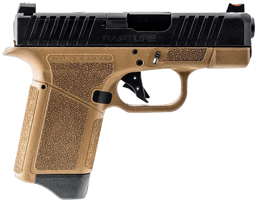 Picture of Gforce Arms Rapture Sub-Compact Frame 9mm Luger 12+1 3.25" Black Steel Barrel, Black Optic Cut/Serrated Steel Slide, Flat Dark Earth Cerakote Polymer Frame GF932512FB
