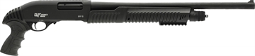 Picture of Gforce Arms 12 Gauge Pump 3" 4+1 20" Black Steel Barrel, Black Picatinny Rail Receiver, Black Rubber Grip GFP3REX