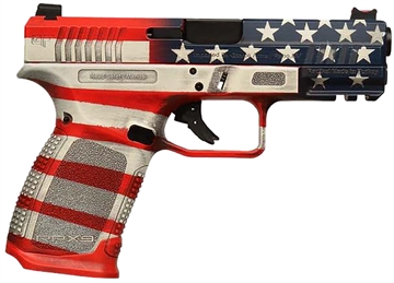 Picture of Gforce Arms Exodus 9mm Luger 15+1 4.02" Black Steel Barrel, USA Cerakote Serrated Steel Slide, USA Cerakote Polymer Frame w/Accessory Rail, Textured Grip GFRPX3C9USA