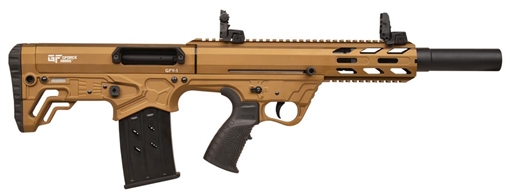 Picture of Gforce Arms GFY-1 USA 12 Gauge Semi-Auto 3" 5+1 18.50" Black Threaded Barrel, Bronze Cerakote Aluminum Receiver w/Picatinny Rail, Bronze Bullpup Polymer Stock, Polymer Grip GFY1BRNZ