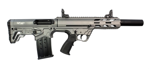 Picture of Gforce Arms GFY-1 USA 12 Gauge Semi-Auto 3" 5+1 18.50" Black Threaded Barrel, Tactical Gray Cerakote Aluminum Receiver w/Picatinny Rail, Gray Bullpup Polymer Stock, Polymer Grip GFY11220TG
