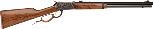 Picture of Gforce Arms Saddlehorn Full Size 357 Mag 10+1 20" Blued Steel Barrel, Color Case Hardened Aluminum Receiver, Turkish Walnut Fixed Stock GFLVR357CC