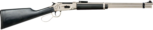 Picture of Gforce Arms Saddlehorn Full Size 410 Gauge Lever 2.50" 7+1 20" Stainless Steel Barrel, Stainless Aluminum Receiver, Fixed Black Synthetic Stock, Right Hand GFLVR20SS