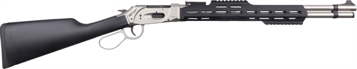 Picture of Gforce Arms Saddlehorn Full Size 410 Gauge Lever 2.50" 7+1 20" Stainless Steel Barrel, Stainless Aluminum Receiver, Fixed Black Synthetic Stock, Right Hand GFLVR20SSTAC