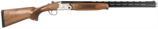 Picture of Gforce Arms Filthy Pheasant Youth 28 Gauge Break Open 3" 2rd 24" Over/Under Vent Rib Barrel, Nickel Plated Engraved Receiver, Fixed Turkish Walnut Stock GF52824Y