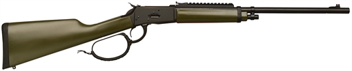 Picture of Gforce Arms Saddlehorn 44 Mag 10+1 16.50" Black Steel Barrel, Black Picatinny Rail Aluminum Receiver, Fixed Green Synthetic Stock GFLVR44OD