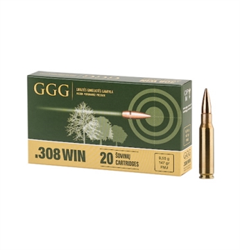 Picture of GGG .308 WIN 147GR FMJ 20RD BOX 600RD CASE 308FMJ