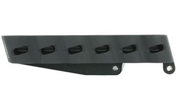 Picture of GG&G, Inc. Side Saddle, Fits Remington 870, 1100, 11-87 12 Gauge, Angle Facilitates Easy Bottom Loading of the Magazine Tube and Top Loading of the Chamber, Black GGG-1525