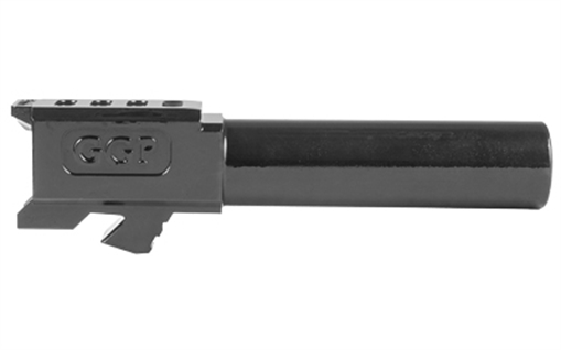 Picture of Grey Ghost Precision GGP-26, Match Grade Barrel, Fits Glock 26 Gen3-4, 9MM, 416R Stainless Steel, Black Nitride Finish BARREL-G26-NT-BN