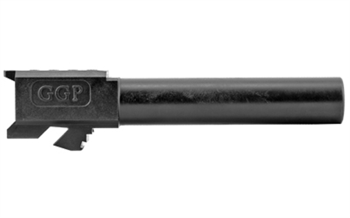 Picture of Grey Ghost Precision GGP Compatible w/ Glock 19 Gen3-4 9mm Luger 4.02" Black Nitride 416R Stainless Steel Match Grade Barrel BARRELG19NTBN