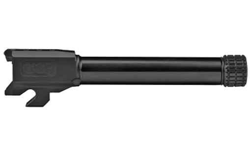 Picture of Grey Ghost Precision GGP320 Compact, Match Grade Barrel, Fits Sig Sauer P320 Compact, 9MM, Threaded, 1/2 x 28 RH, 416R Stainless Steel, Black Nitride Finish BARREL-P320C-T-BN