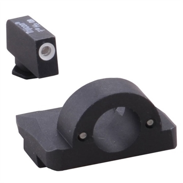 Picture of AMERIGLO NIGHT SIGHT SET GLOCK GEN 1-4 10MM/45/357 GHOST RING GREEN TRITIUM FRONT/REAR GL-126