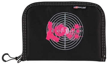 Picture of Girls With Guns Love Black w/Pink Love Graphic Polyester Holds Handgun 9075