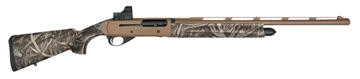 Picture of Girsan MC312 Gobbler 12 Gauge with 24" Barrel, 3.5" Chamber, 5+1 Capacity, Bronze Cerakote Metal Finish & Camo Synthetic Stock Right Hand (Full Size) Includes Red Dot 390155