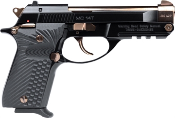 Picture of GIRSAN MC14T COLORWAY 380ACP G10 13RDS ROSE GOLD/GLOSS BLK 390877