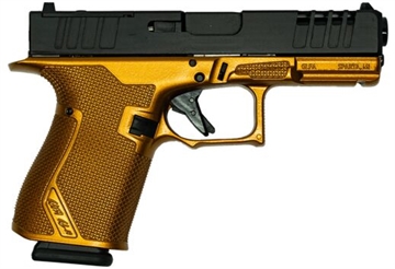 Picture of Great Lakes Firearms Striker Compact Frame 9mm Luger 15+1 4" Black Nitride Barrel, Optic Cut/Serrated/Window Cut Slide, Polymer Frame, RMR Footprint, Ambidextrous GL19GCPR