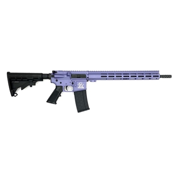 Picture of GLFA AR-15 Rifle .223 Wylde 10rd Magazine 16" Threaded Barrel Wild Orchid with 15.25" Handguard CA Compliant GL15CA223SS ORC