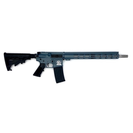 Picture of GLFA CA Compliant Rifle .223 Wylde 10rd Mag(1) 16'' Stainless Threaded Barrel Blue Titanium Cerakote GL15CACM223SS BLU