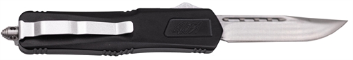 Picture of Great Lakes Firearms GLKMDSMTBLK GLFA Medium 3.50" OTF Plain Steel Blade, Black Cerakote Aluminum Handle GLKMDSMTBLK 638457794427