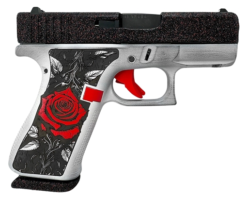 Picture of Glock G43X Sports South Exclusive 9mm Luger 10+1 3.41" Black GMB Barrel Serrated Steel Slide Polymer Frame w/Beavertail Textured Polymer Grip Ambidextrous PX4350204NRRT