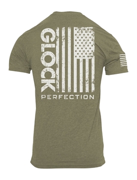 Picture of GLK AP96397 PERFECTION FLAG TEE S   GRN
