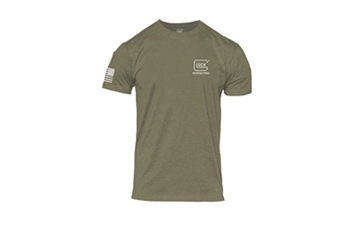 Picture of GLK AP96398 PERFECTION FLAG TEE M   GRN