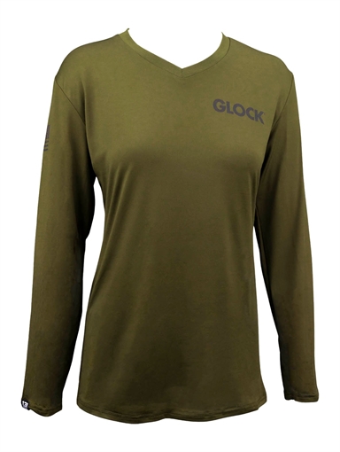 Picture of GLK AP96426 LADIES PERFORMANCE SHIRT GRN S