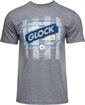 Picture of Glock Blue Line Tee Gray Ringspun Cotton/Polyester Short Sleeve 3XL AP96210