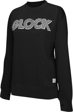 Picture of Glock Crewneck Raglan Fleece Black Cotton/Polyester Long Sleeve Medium AP96256