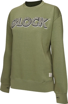 Picture of Glock Women's Retro Fleece Olive Cotton/Polyester Long Sleeve 2XL AP96264