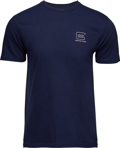 Picture of Glock Glock Strong Tee Navy Ringspun Cotton Short Sleeve Medium AP96194