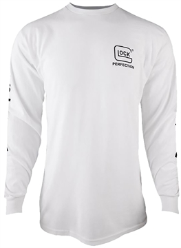 Picture of Glock Perfection Long Sleeve Tee White Pre-Shrunk Cotton Long Sleeve XL AP96095